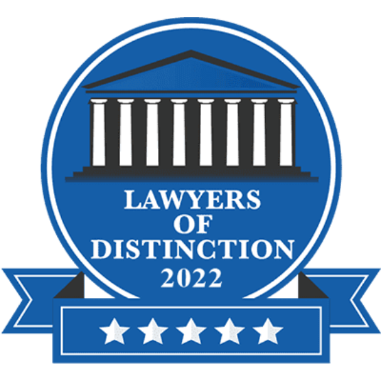 Lawyers of Distinction 2022 Badge