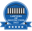 Badge for the selected 2022 Lawyers of Distinction