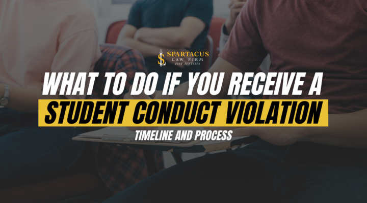 What to Do If You Receive a Student Conduct Violation Notice