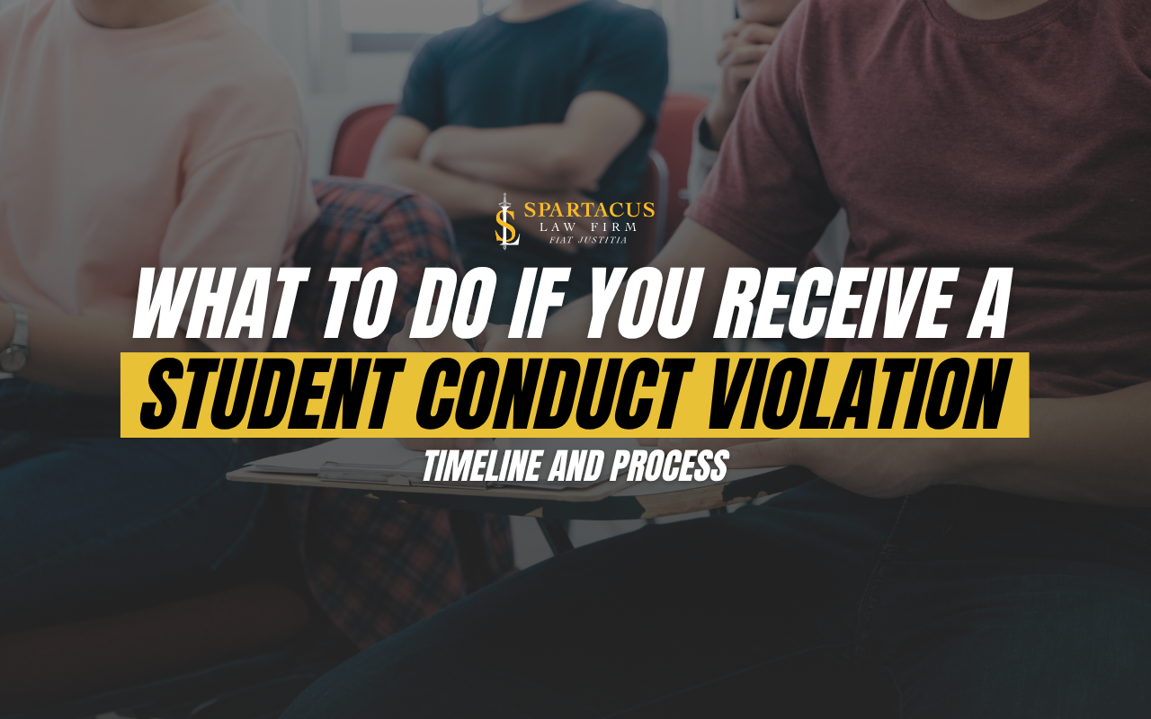 What to Do If You Receive a Student Conduct Violation Notice